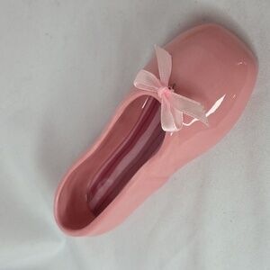 Russ Berrie Pink Ballerina Pointe shoe Vtg y2k dance Decor 5.5"